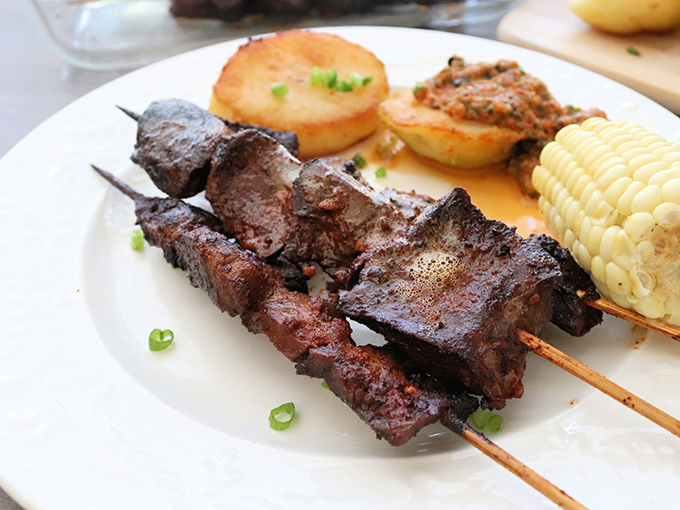 Anticuchos de Corazón