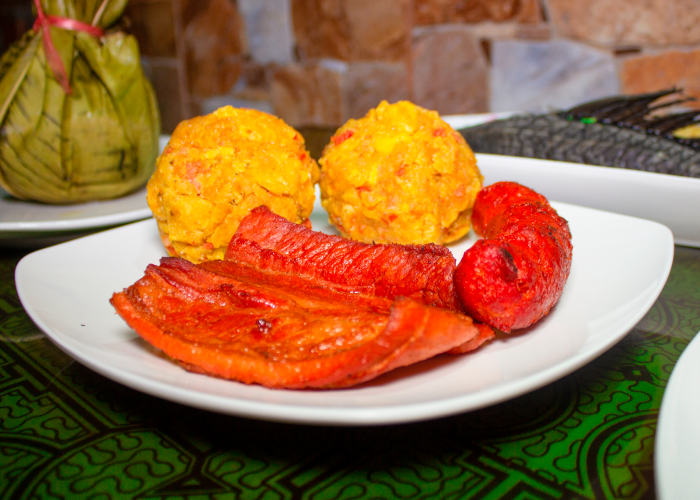 Tacacho con Cecina